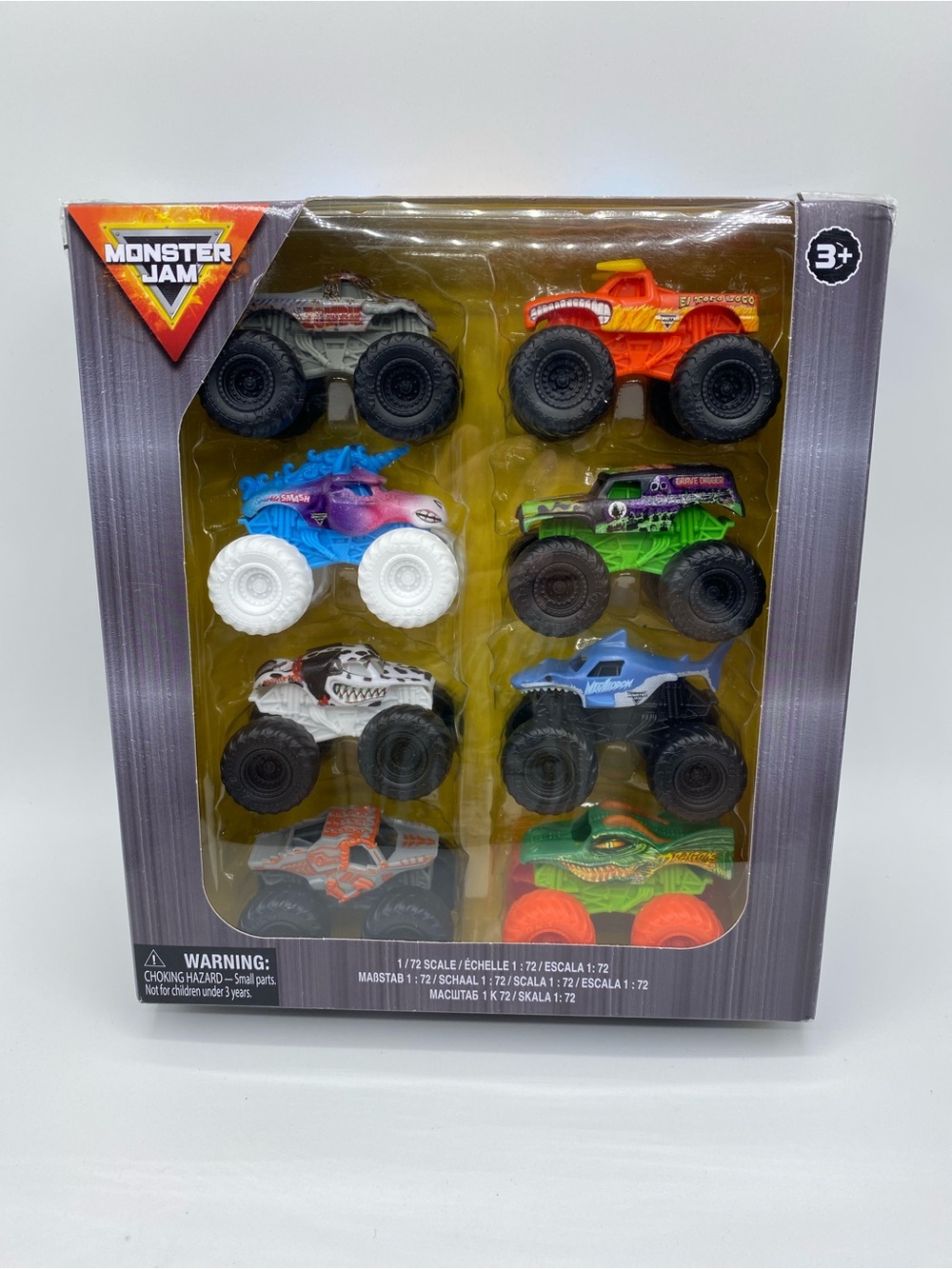 Monster Jam 2025 Spin Master 1:72 Mini Truck 8-Pack Diecast New/Sealed